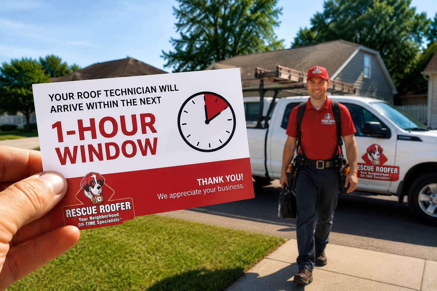 1-Hour Arrival Window